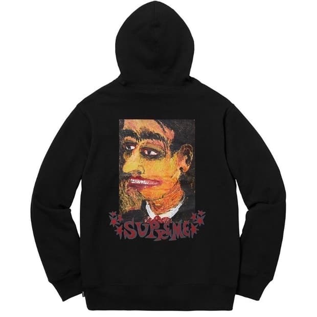 슈프림 바스키아 후드 supreme Potrait Hooded