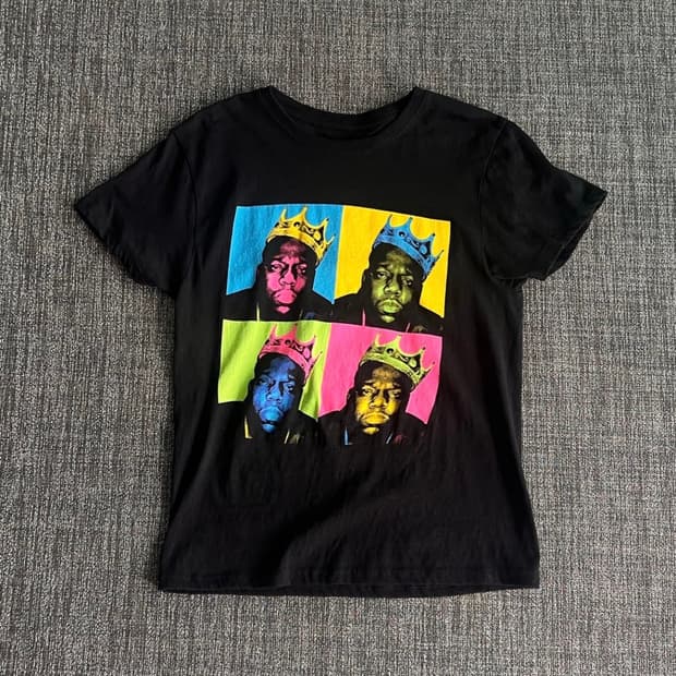 빈티지 비기 티셔츠