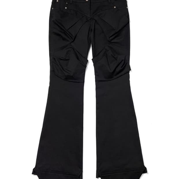 Openyy 개더드 부츠컷 팬츠 