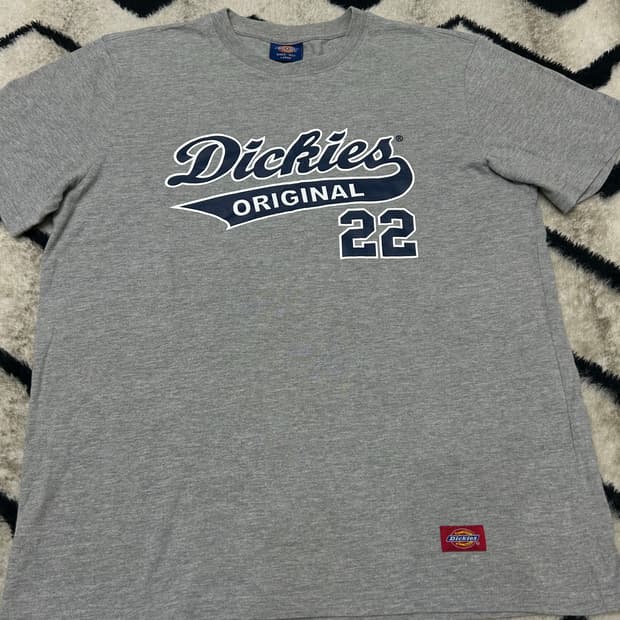 [L]디키즈 프린팅 반팔/그레이