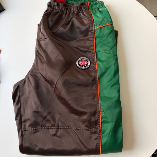 슈프림 사틴 트랙 팬츠