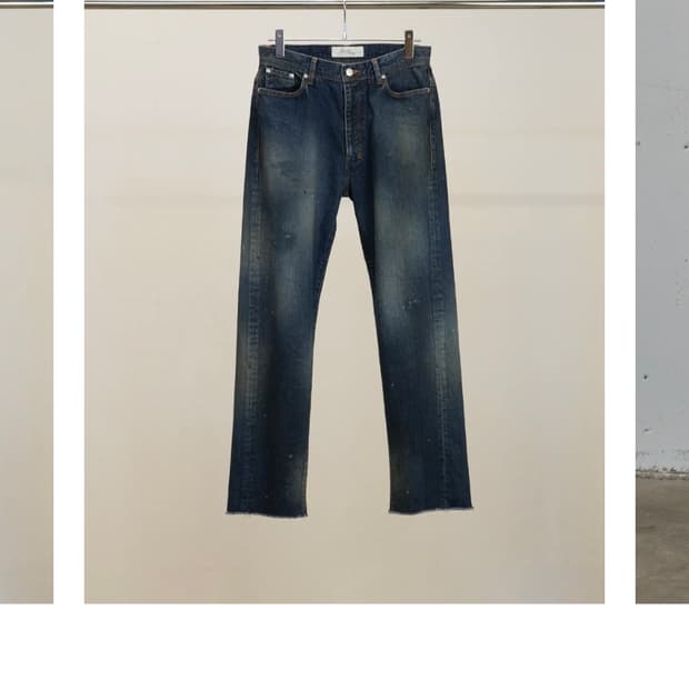 안셀름 SLIM STRAIGHT 5P DENIM PANTS 2사이즈