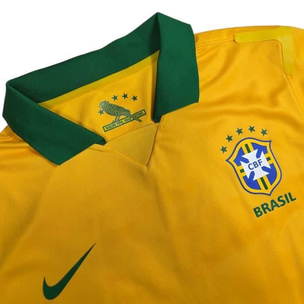 나이키 브라질 국대 축구 유니폼 M