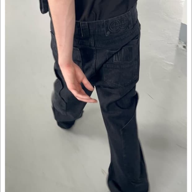 (새상품/M) 플라스틱 프로덕트 mpa calf pocket pants