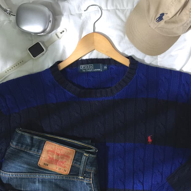 (MAN) 폴로랄프로렌 니트 스웨터 XL