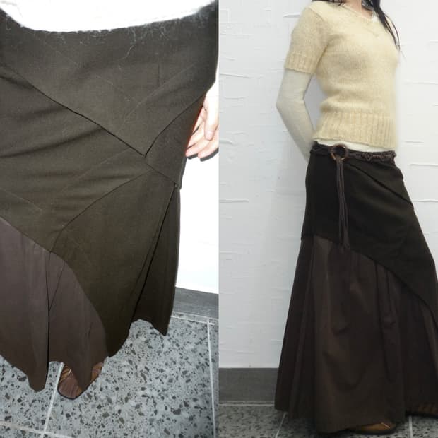 Chocolate layerd skirt