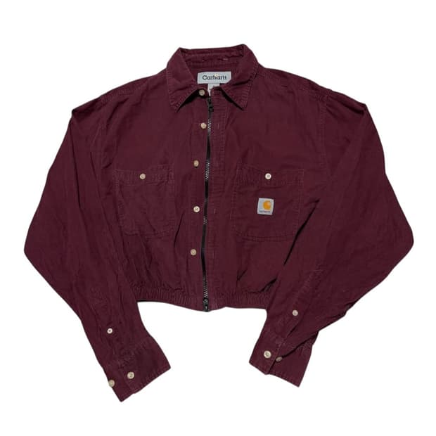 칼하트 코듀로이 커스텀 크롭 자켓