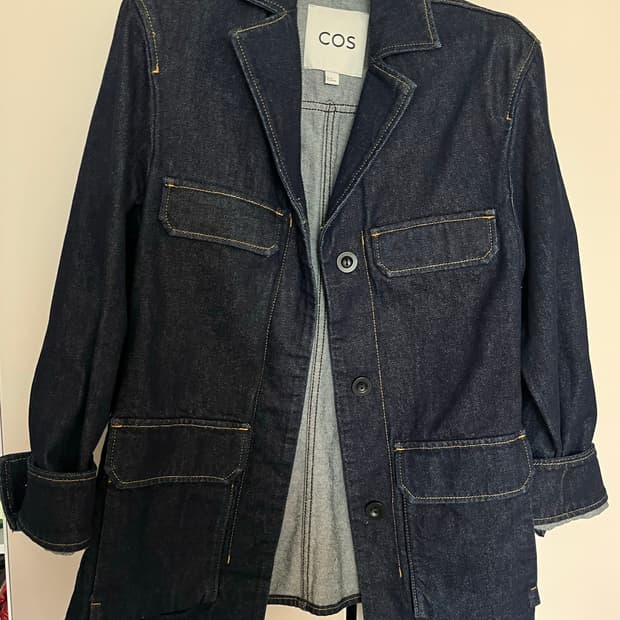 코스 데님 자켓 32 새상품