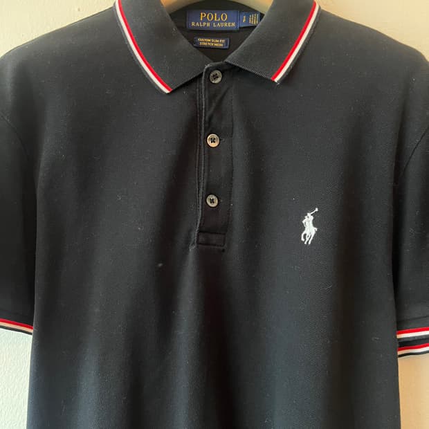 폴로랄프로렌 남성 네이비 PK카라티셔츠 반팔티셔츠