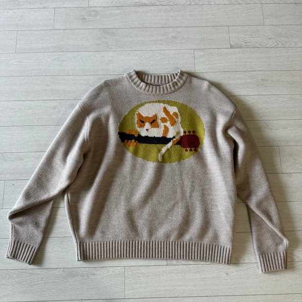 (1) 캐피탈 7G 고양이 니트