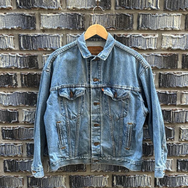 90e 리바이스 오렌지탭 데님트러커 4rd