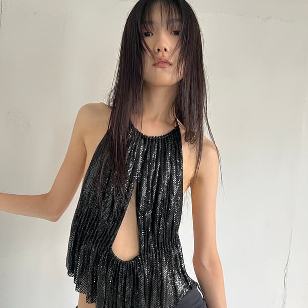 vintage backless top