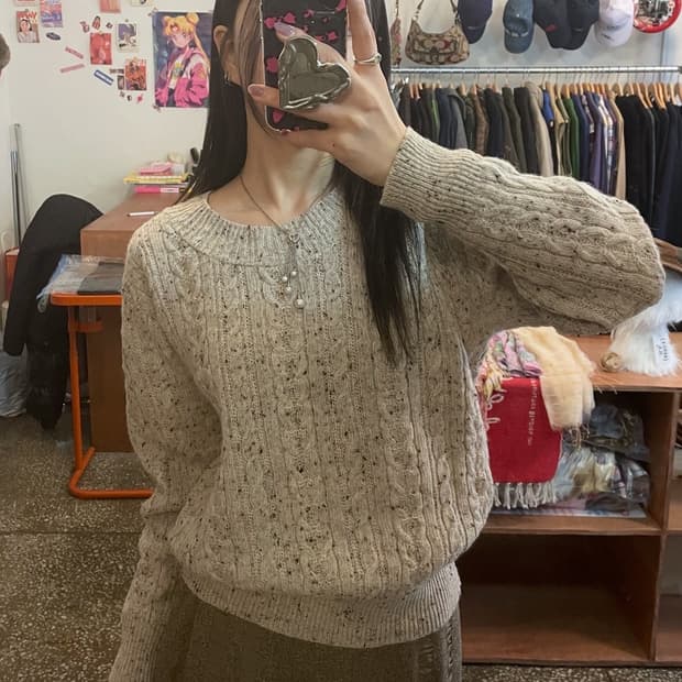 꽈배기 울니트 가디건 [무배]