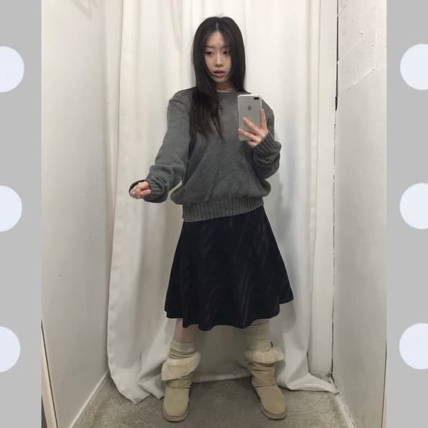 무채색 데일리 코디 세트 🤍