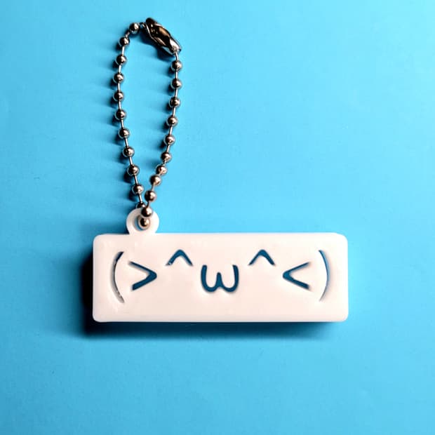 스마일 이모티콘 키링 키체인 카오모지 y2k 갸루