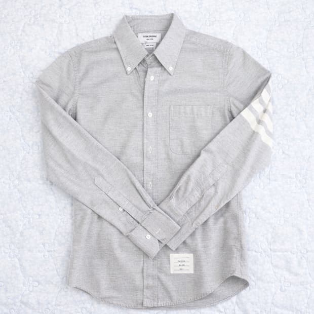 톰브라운 4바 옥스포드 셔츠 그레이 1사이즈