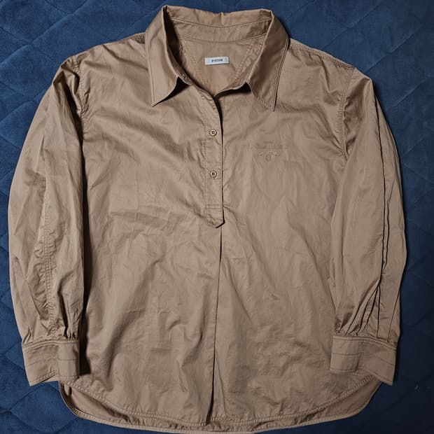 SYSTEM 여성 면 셔츠