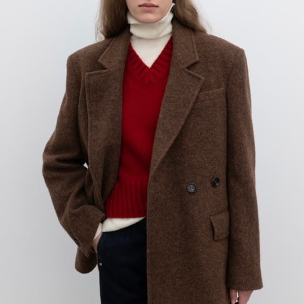 Rrace 울더블 자켓(브라운)