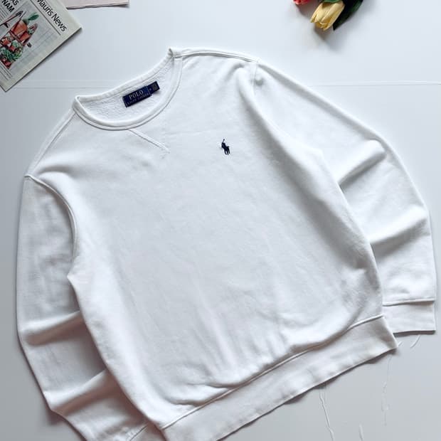 Polo 폴로랄프로렌 화이트 맨투맨 