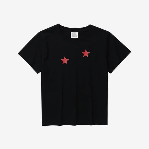 더바이닐하우스 반팔 STAR TEE BLACK (VH2EMUT507A)
