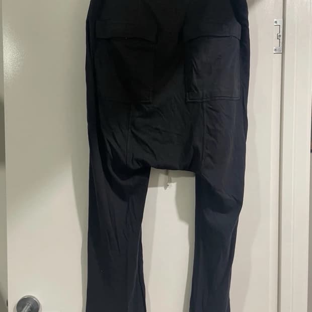 릭오웬스 드로우스트링 팬츠 (DS) 블랙