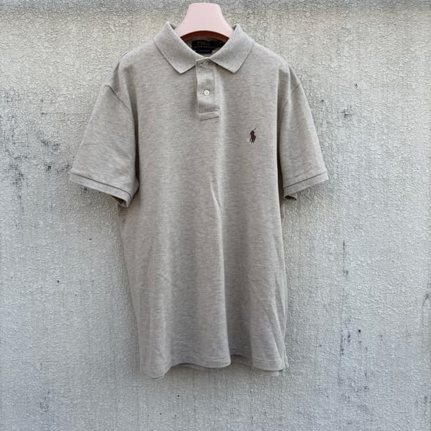 QR택)폴로 랄프로렌 그레이 브라운 포니 PK반팔 티셔츠
