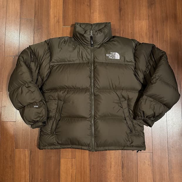 90s 노스페이스 700 다운 패딩 카키 올리브 자켓