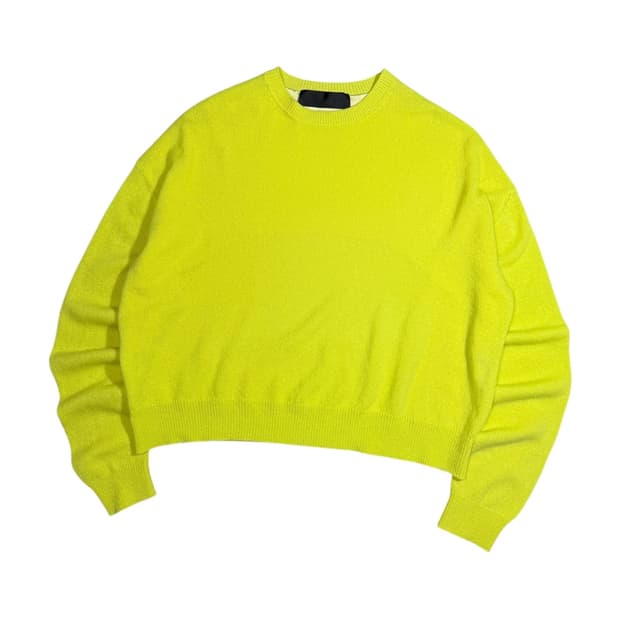 Haider Ackermann 하이더아커만 캐시미어 크롭 니트