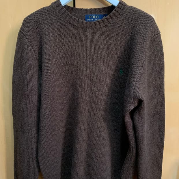 폴로 브라운 니트 M사이즈