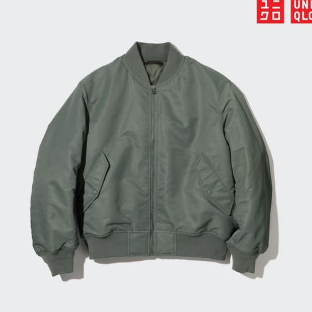 유니클로 MA-1 블루종 올리브 M 새상품
