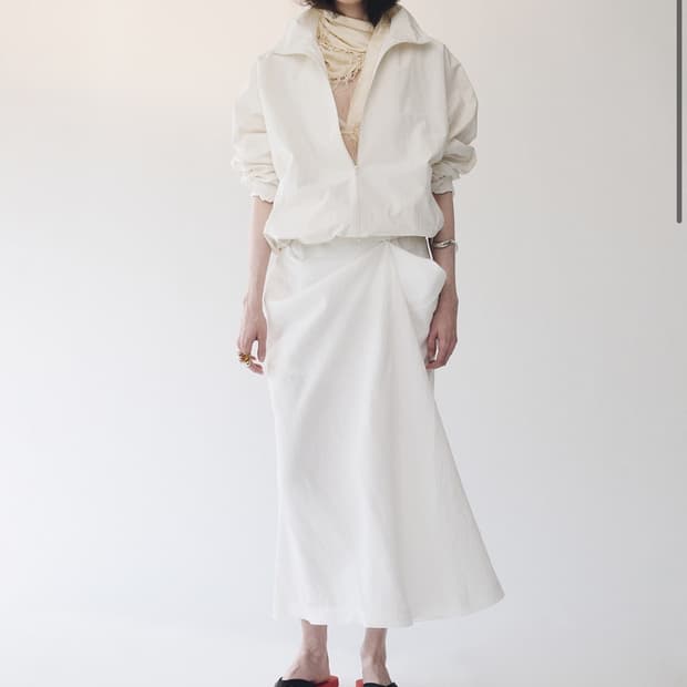 vet woman 벳우먼 panel wrap tie skirt