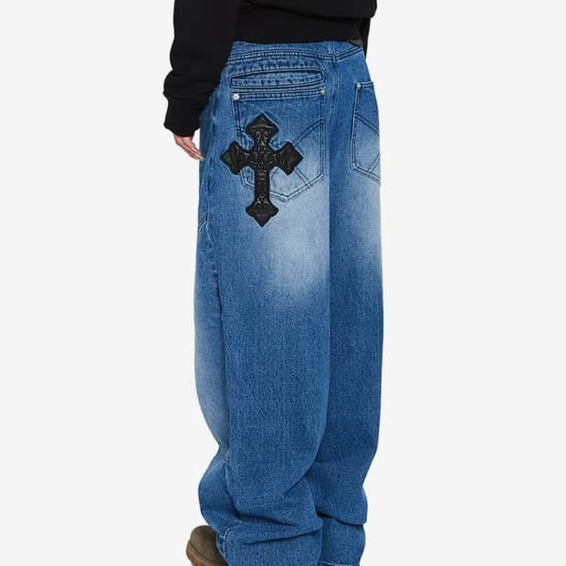 아캄 AKM CROS2 Denim Pants (Blue) 02