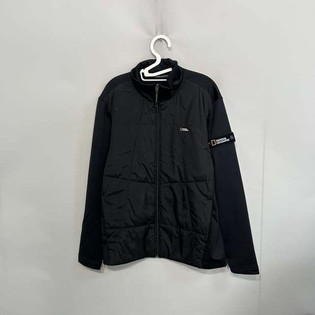 내셔널지오그래픽 2023 풀 집업 패딩 하이브리드 자켓 100