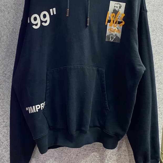 Off white impression 후드티