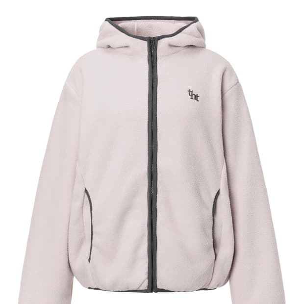 쓰리타임즈 쿠키 플리스 핑크