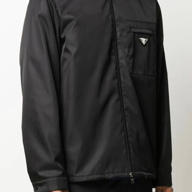 [M, 100-105] 프라다 리나일론 오버셔츠 자켓