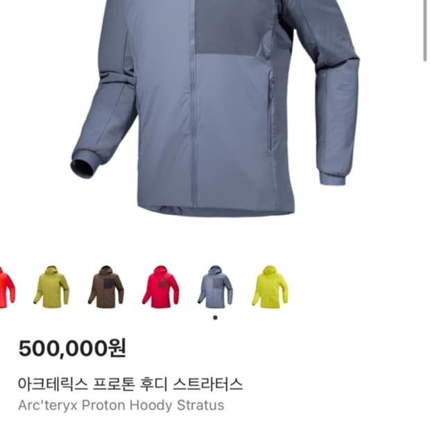 아크테릭스 프로톤 후디 스트라터스 M(100)