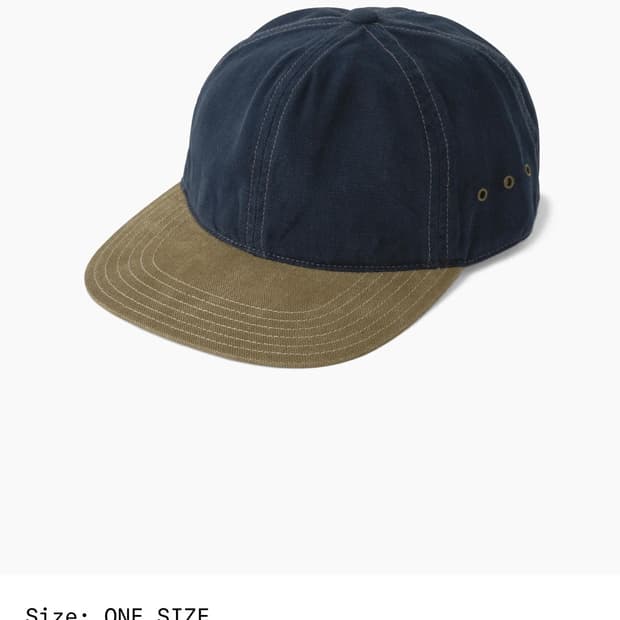 카키스 배색 캡