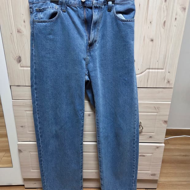 칼하트 wip 랜든팬츠 블루 헤비스톤워시 31