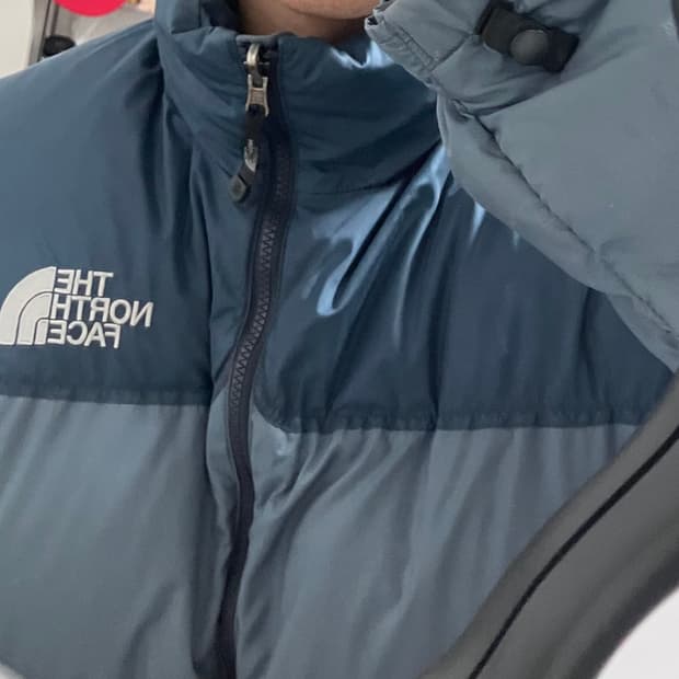 노스페이스 700 눕시 프로즌 쿨그레이 패딩