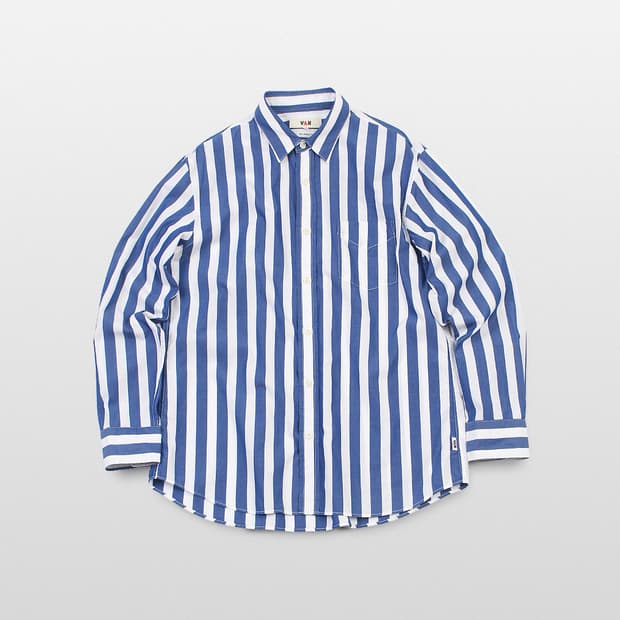 VAN JAC Stripe Button Down Shirt