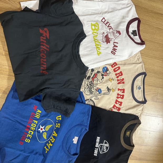 [38,M] 풀카운트, 리얼맥코이, 토이즈 맥코이 로고, 링거티 일괄판매