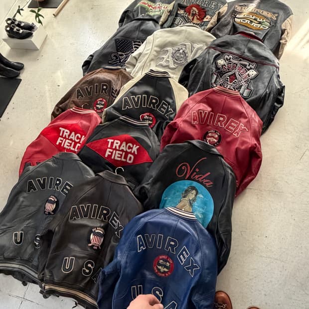 vintag Avirex/ 아비렉스 가죽 자켓