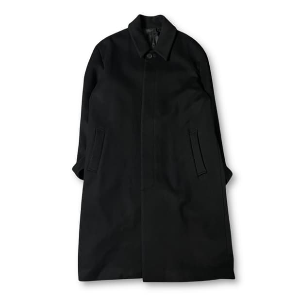 드로우핏 블랙 울 롱 맥코트 XL