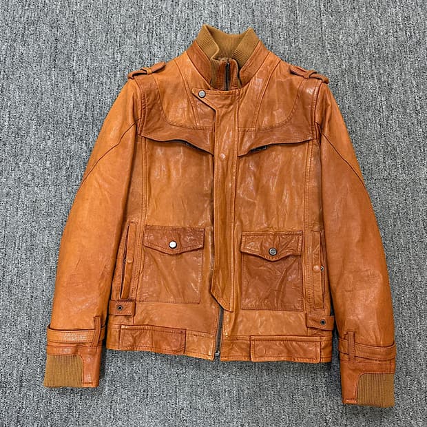 킨록 빈티지 가죽 자켓 