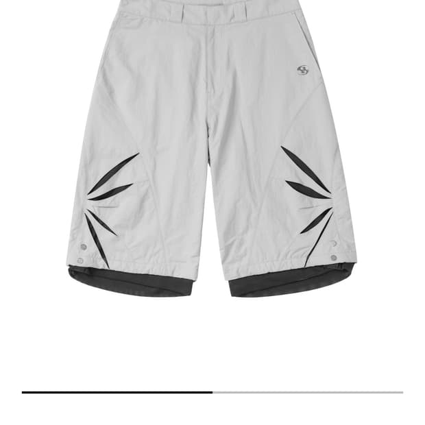 산산기어 CUT OFF MESH SHORTS [GREY]