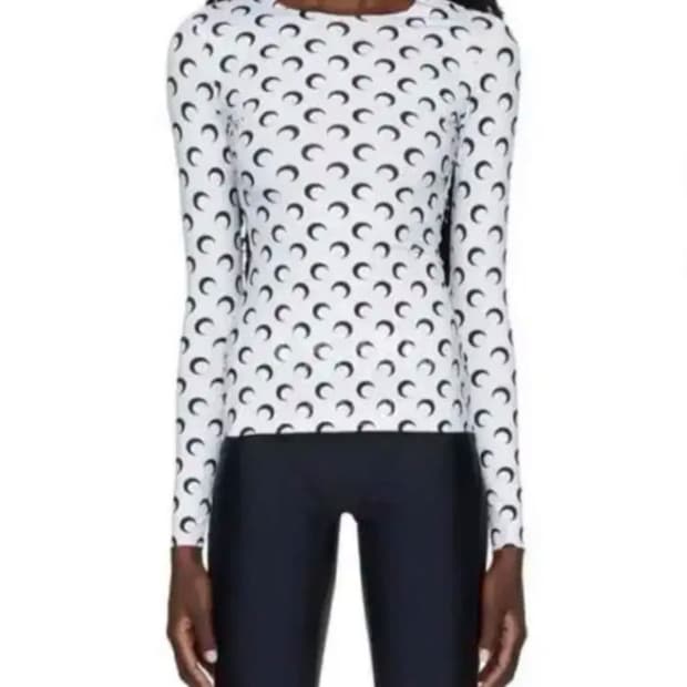 마린세르 문 프린트 탑 m