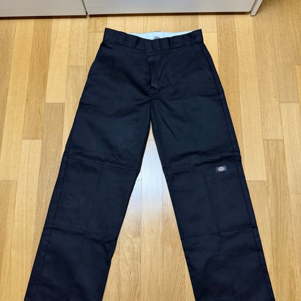 디키즈 더블니 워크팬츠 블랙 32