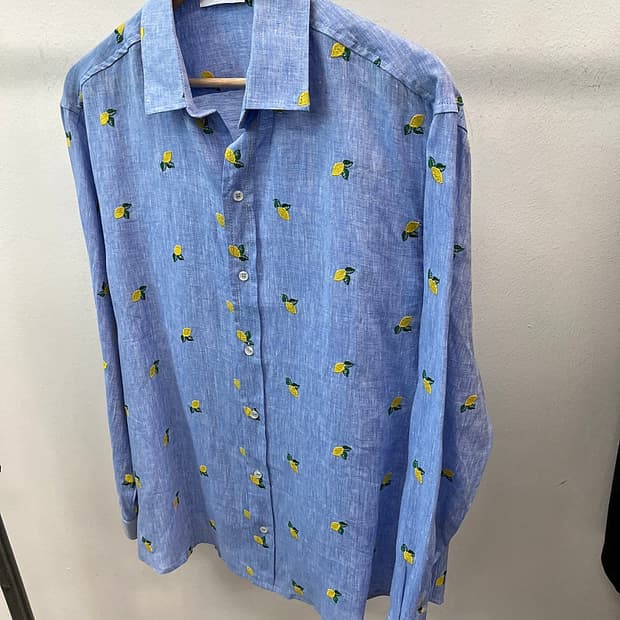 105) 사르토리아 사라체나 이태리 린넨셔츠 