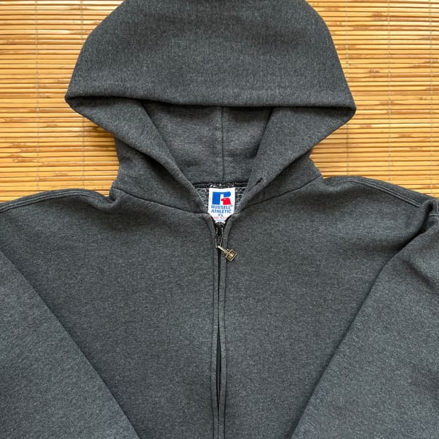 러셀 90s 후드집업 그레이 XL